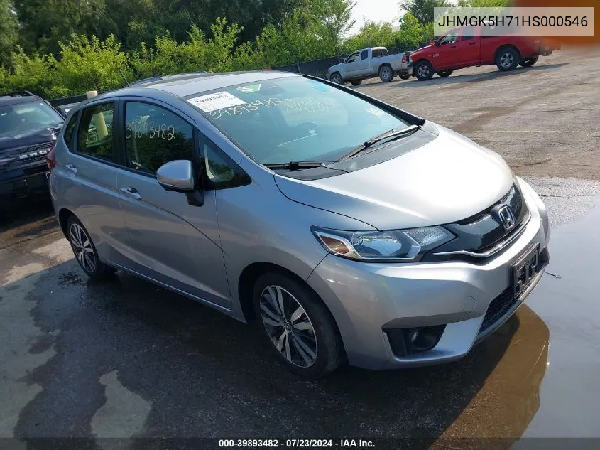 JHMGK5H71HS000546 2017 Honda Fit Ex