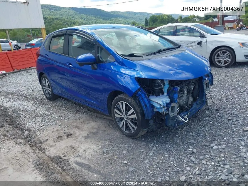 JHMGK5H7XHS004367 2017 Honda Fit Ex