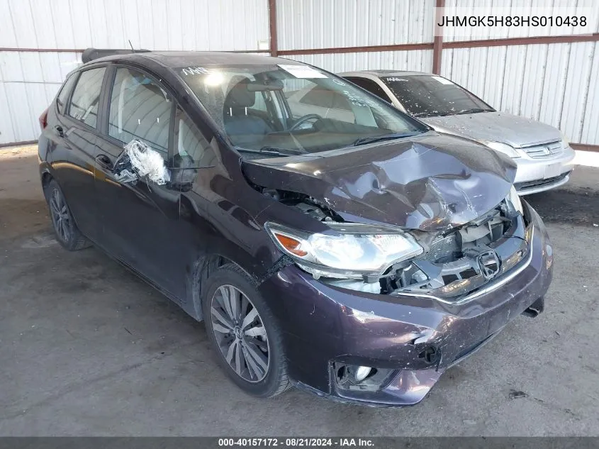 JHMGK5H83HS010438 2017 Honda Fit Ex/Exl