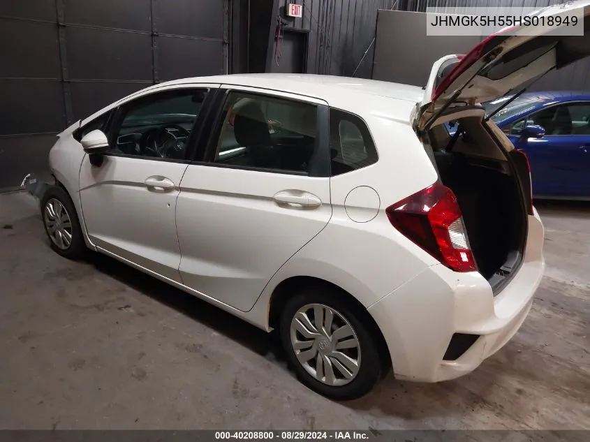 JHMGK5H55HS018949 2017 Honda Fit Lx