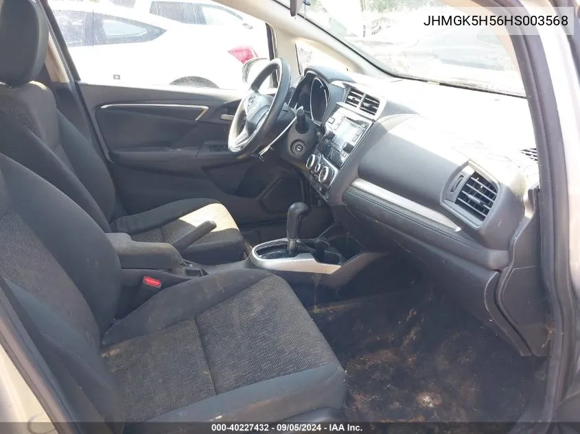 JHMGK5H56HS003568 2017 Honda Fit Lx