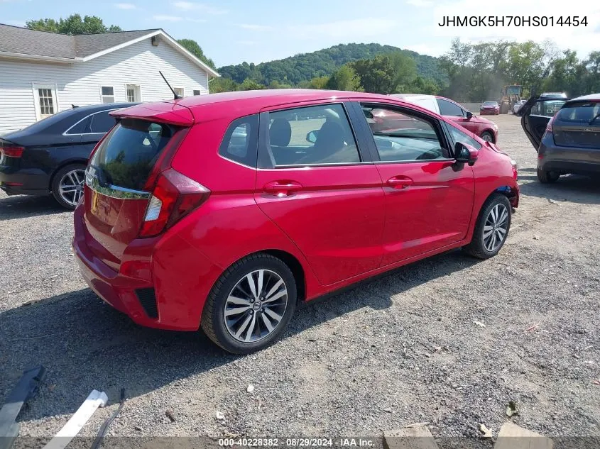 2017 Honda Fit Ex VIN: JHMGK5H70HS014454 Lot: 40228382