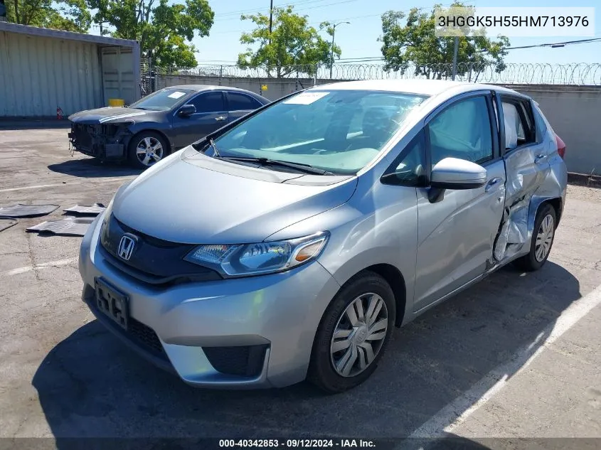 2017 Honda Fit Lx VIN: 3HGGK5H55HM713976 Lot: 40342853