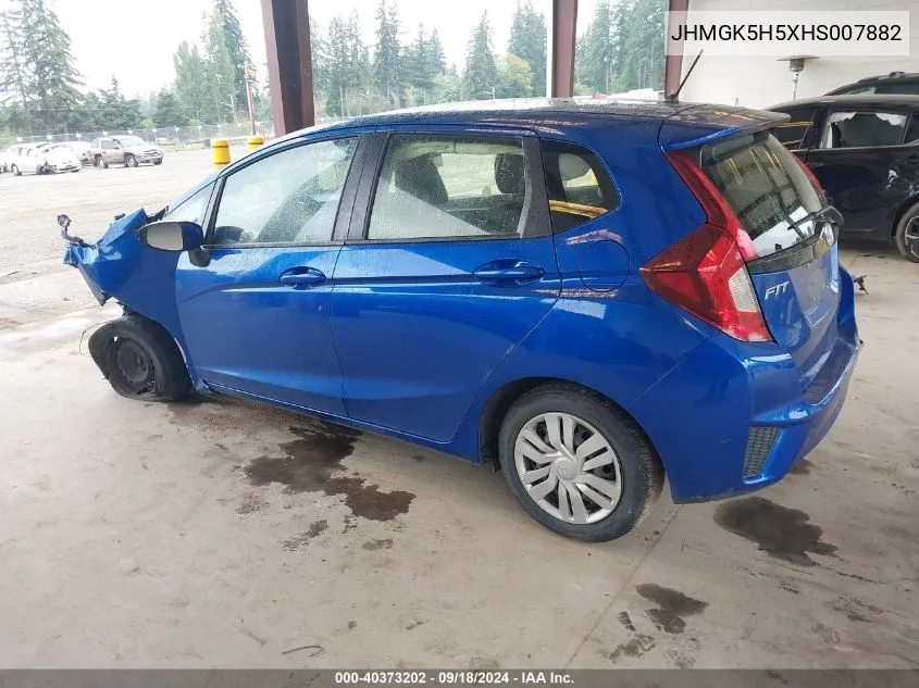 JHMGK5H5XHS007882 2017 Honda Fit Lx