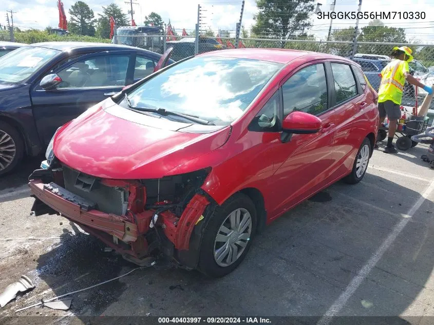 2017 Honda Fit Lx VIN: 3HGGK5G56HM710330 Lot: 40403997