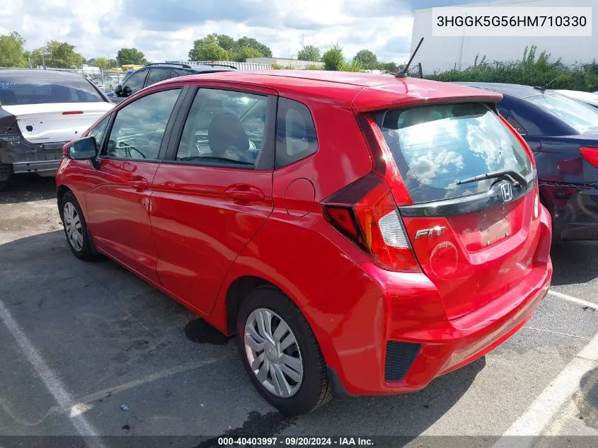 2017 Honda Fit Lx VIN: 3HGGK5G56HM710330 Lot: 40403997