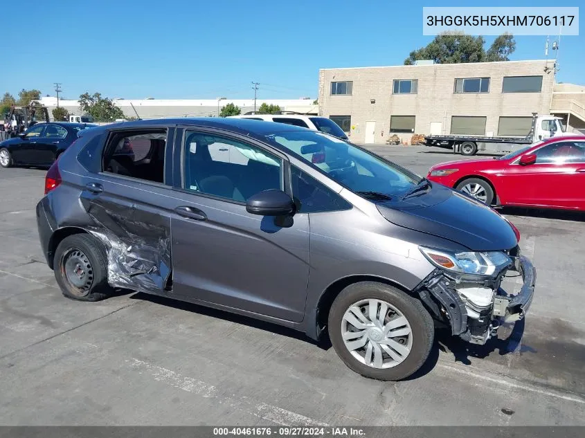 2017 Honda Fit Lx VIN: 3HGGK5H5XHM706117 Lot: 40461676