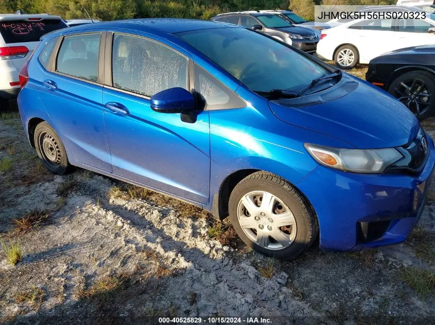 2017 Honda Fit Lx VIN: JHMGK5H56HS020323 Lot: 40525829