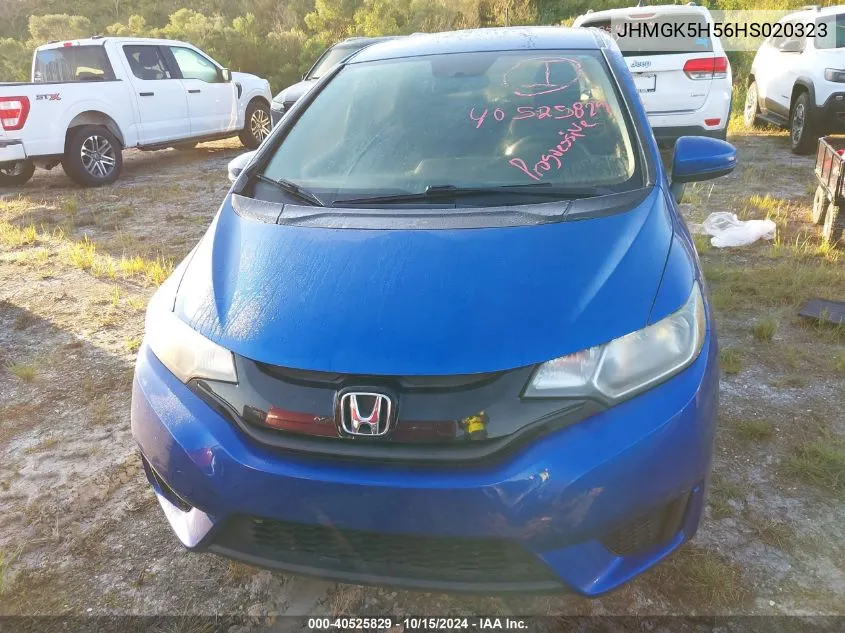 2017 Honda Fit Lx VIN: JHMGK5H56HS020323 Lot: 40525829