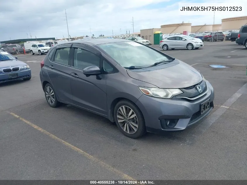 2017 Honda Fit Ex VIN: JHMGK5H75HS012523 Lot: 40555238