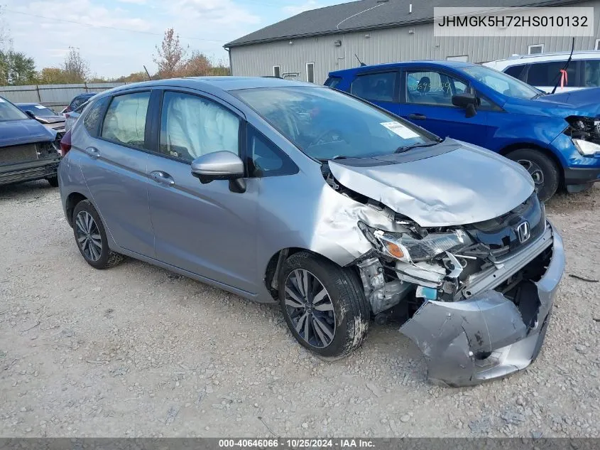 2017 Honda Fit Ex VIN: JHMGK5H72HS010132 Lot: 40646066