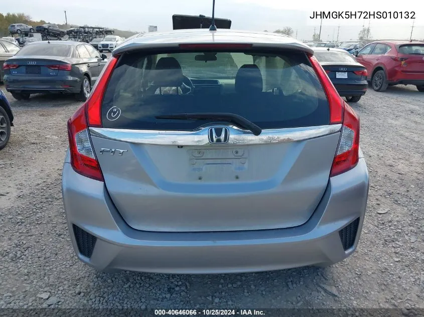 2017 Honda Fit Ex VIN: JHMGK5H72HS010132 Lot: 40646066