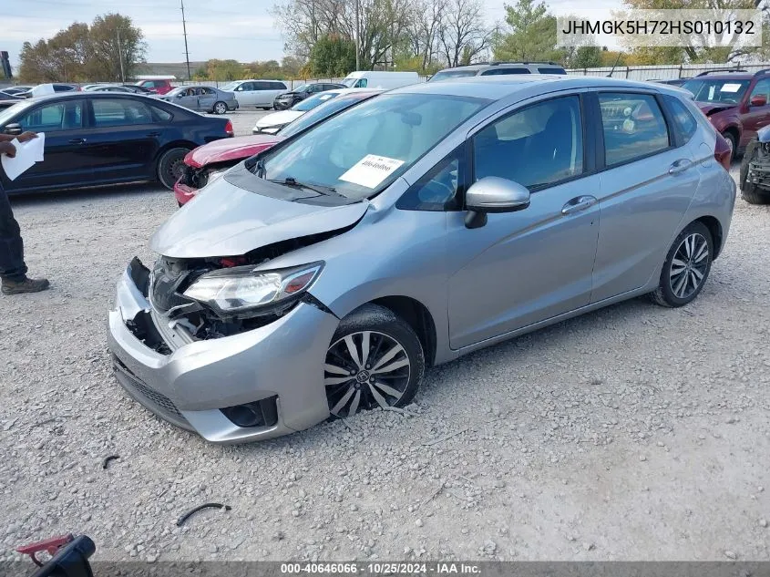 2017 Honda Fit Ex VIN: JHMGK5H72HS010132 Lot: 40646066