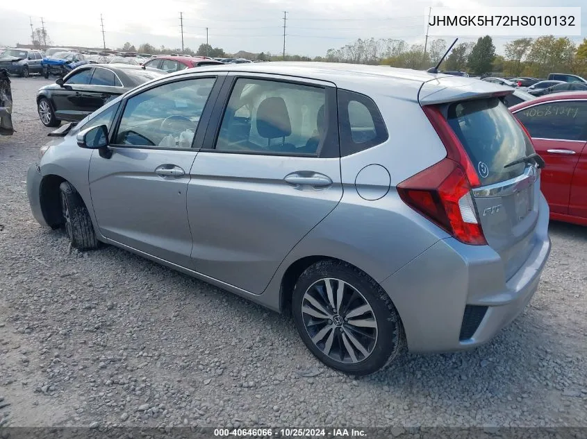 2017 Honda Fit Ex VIN: JHMGK5H72HS010132 Lot: 40646066