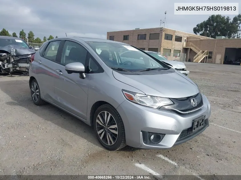 2017 Honda Fit Ex VIN: JHMGK5H75HS019813 Lot: 40665266