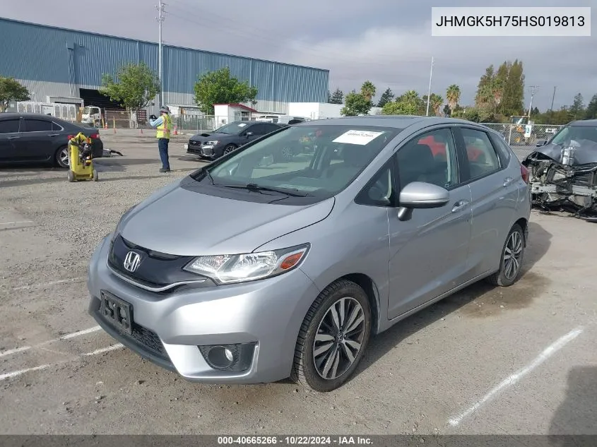 2017 Honda Fit Ex VIN: JHMGK5H75HS019813 Lot: 40665266