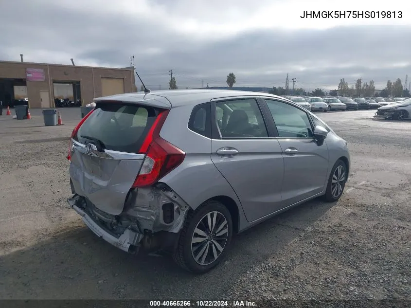 2017 Honda Fit Ex VIN: JHMGK5H75HS019813 Lot: 40665266