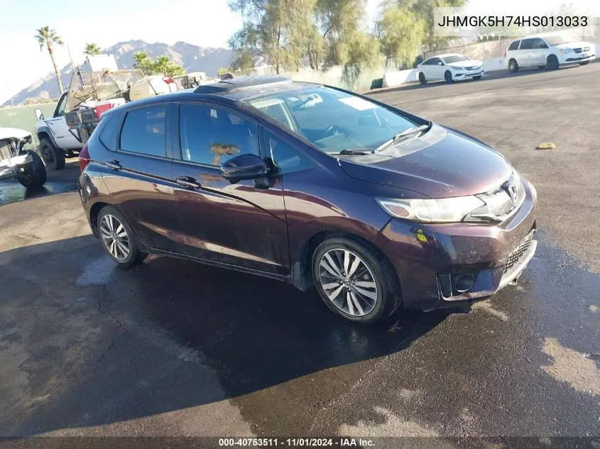 2017 Honda Fit Ex VIN: JHMGK5H74HS013033 Lot: 40753511