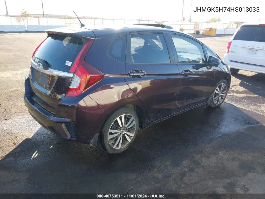 2017 Honda Fit Ex VIN: JHMGK5H74HS013033 Lot: 40753511