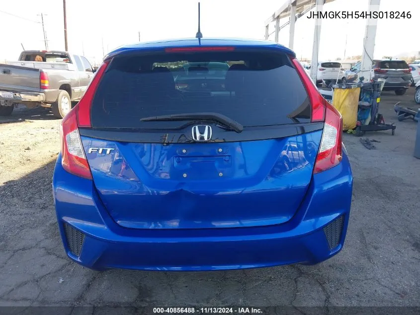 2017 Honda Fit Lx VIN: JHMGK5H54HS018246 Lot: 40856488