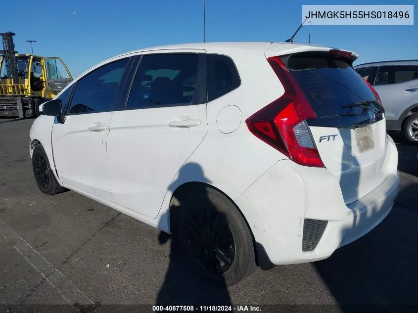 2017 Honda Fit Lx VIN: JHMGK5H55HS018496 Lot: 40877508