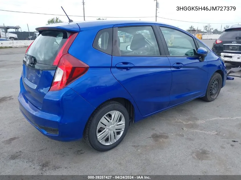 3HGGK5H46JM727379 2018 Honda Fit Lx