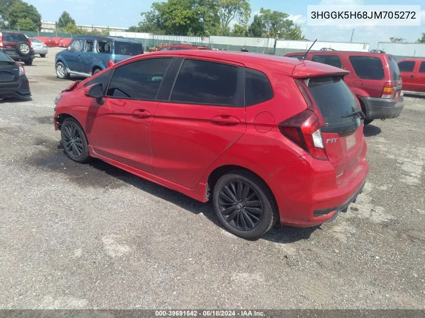 3HGGK5H68JM705272 2018 Honda Fit Sport