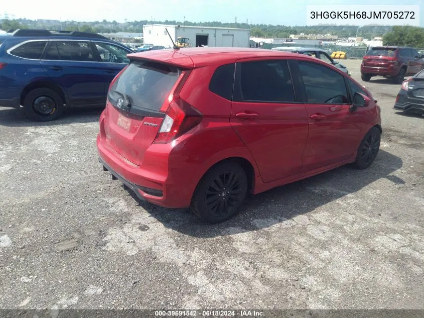 3HGGK5H68JM705272 2018 Honda Fit Sport