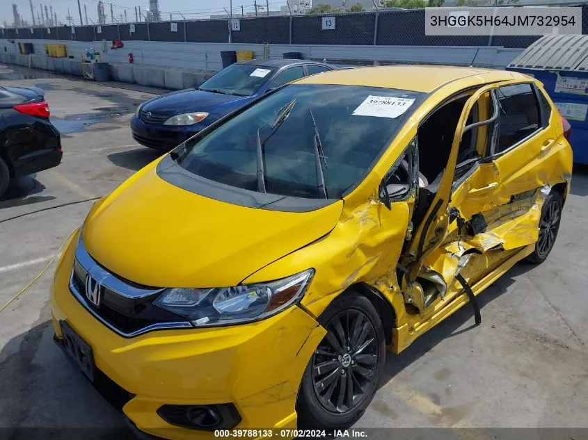 2018 Honda Fit Sport VIN: 3HGGK5H64JM732954 Lot: 39788133