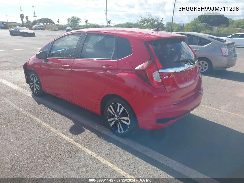 2018 Honda Fit Ex-L VIN: 3HGGK5H99JM711298 Lot: 39981145