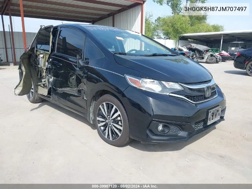 3HGGK5H87JM707497 2018 Honda Fit Ex