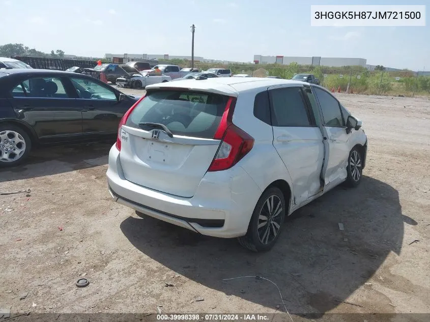 3HGGK5H87JM721500 2018 Honda Fit Ex