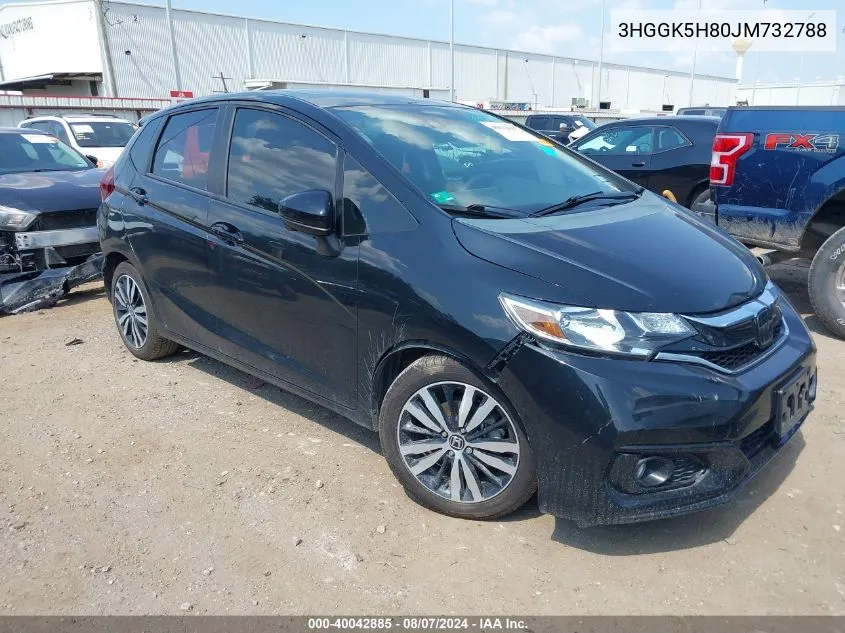 3HGGK5H80JM732788 2018 Honda Fit Ex