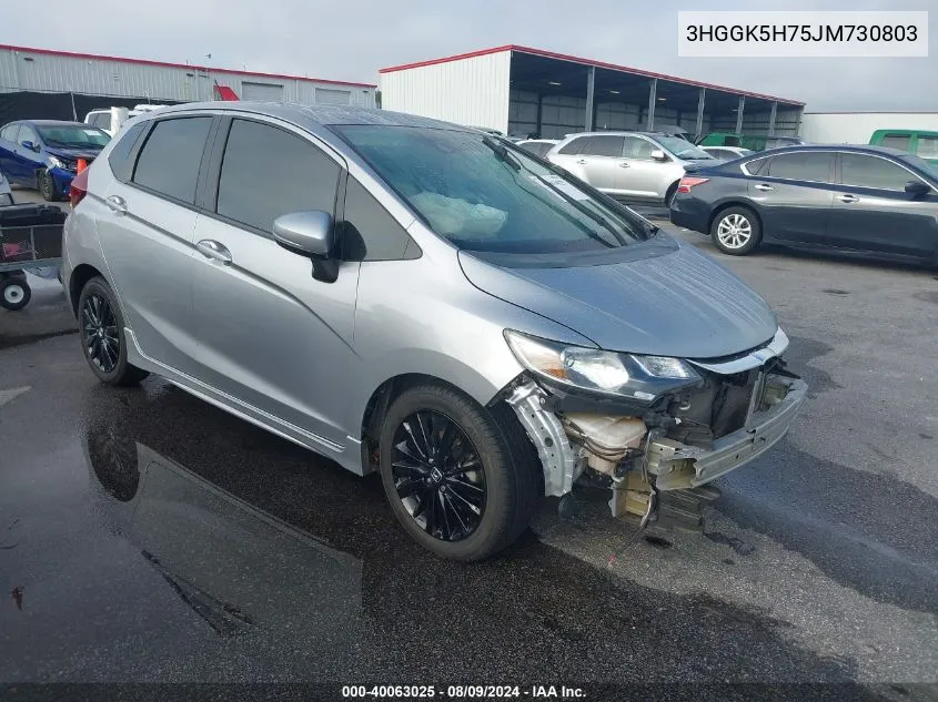 3HGGK5H75JM730803 2018 Honda Fit Sport