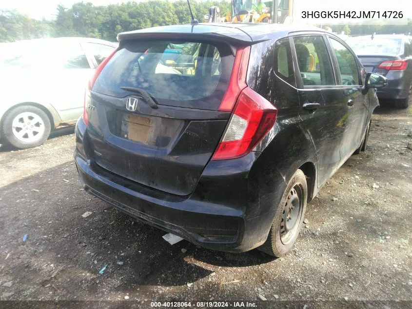 3HGGK5H42JM714726 2018 Honda Fit Lx