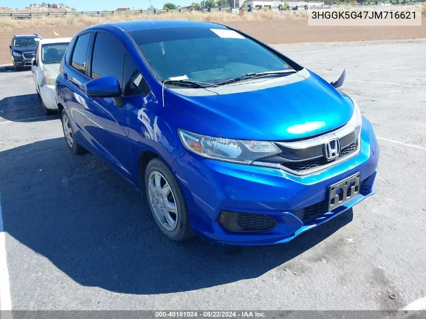 3HGGK5G47JM716621 2018 Honda Fit Lx