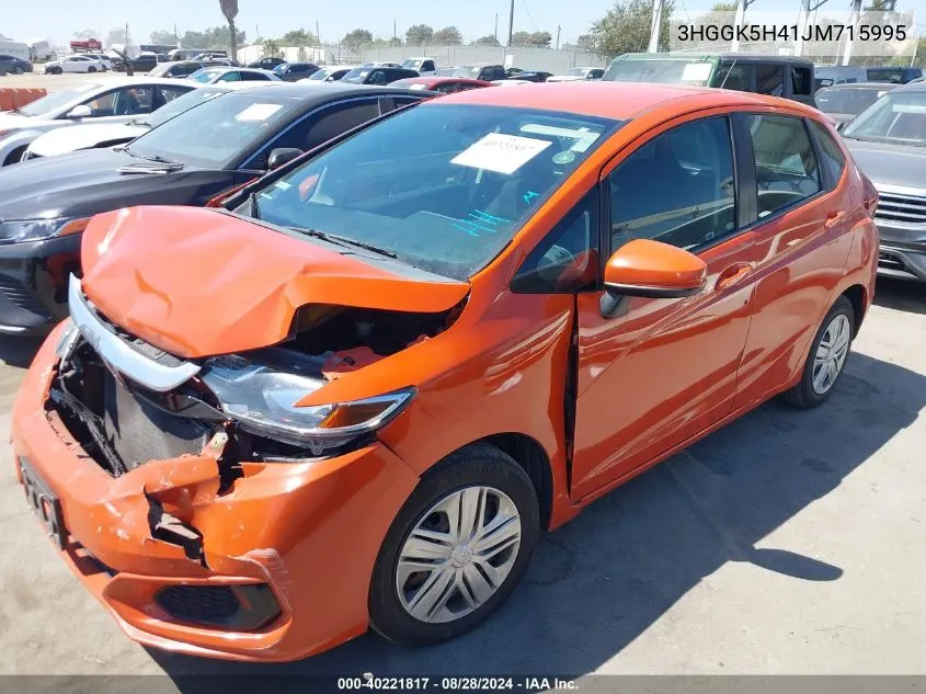 3HGGK5H41JM715995 2018 Honda Fit Lx