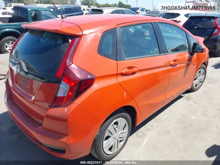 3HGGK5H41JM715995 2018 Honda Fit Lx