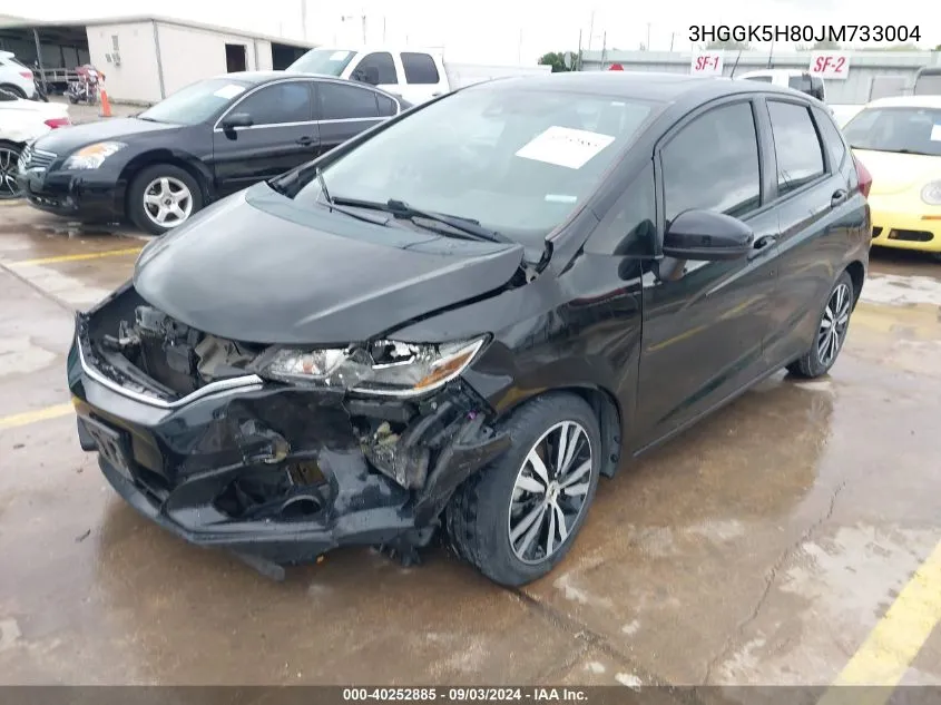 2018 Honda Fit Ex VIN: 3HGGK5H80JM733004 Lot: 40252885