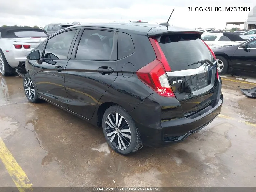 2018 Honda Fit Ex VIN: 3HGGK5H80JM733004 Lot: 40252885