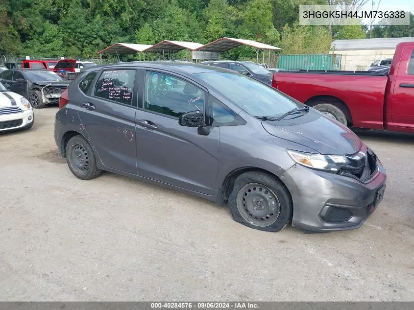 2018 Honda Fit Lx VIN: 3HGGK5H44JM736338 Lot: 40284576