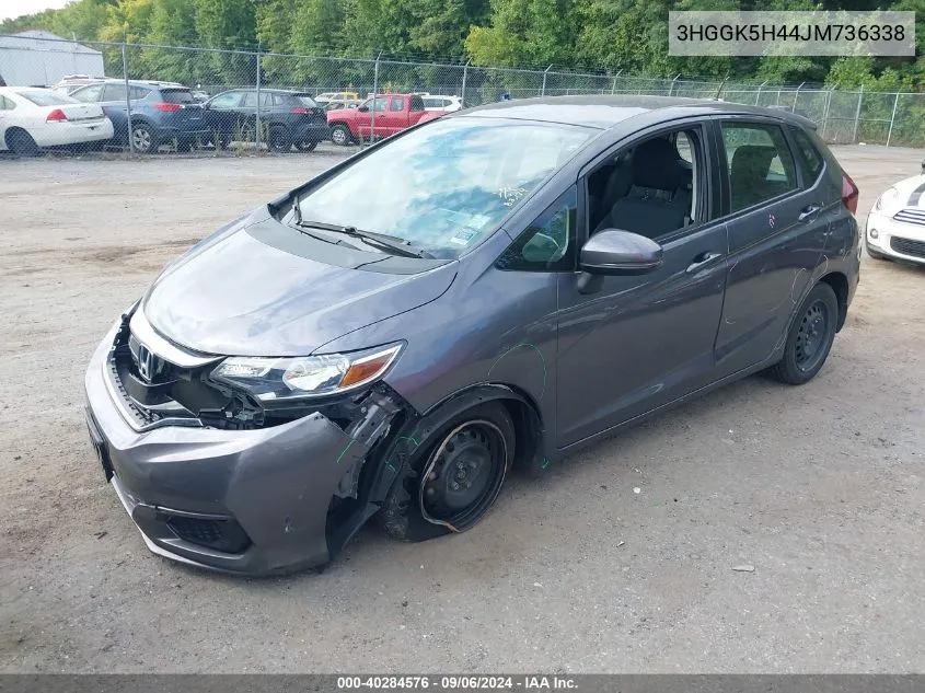 2018 Honda Fit Lx VIN: 3HGGK5H44JM736338 Lot: 40284576