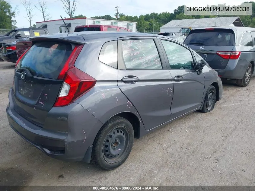 2018 Honda Fit Lx VIN: 3HGGK5H44JM736338 Lot: 40284576