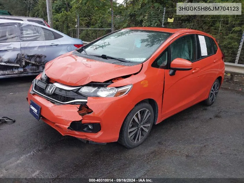 3HGGK5H86JM704123 2018 Honda Fit Ex