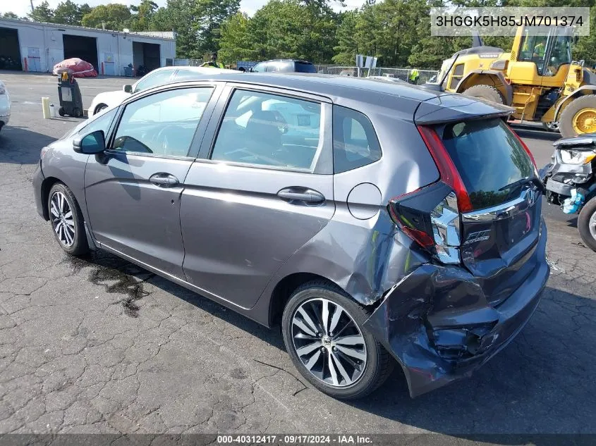 3HGGK5H85JM701374 2018 Honda Fit Ex