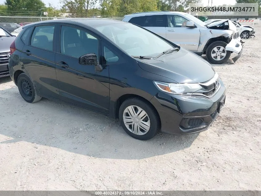 2018 Honda Fit Lx VIN: 3HGGK5H48JM734771 Lot: 40324372