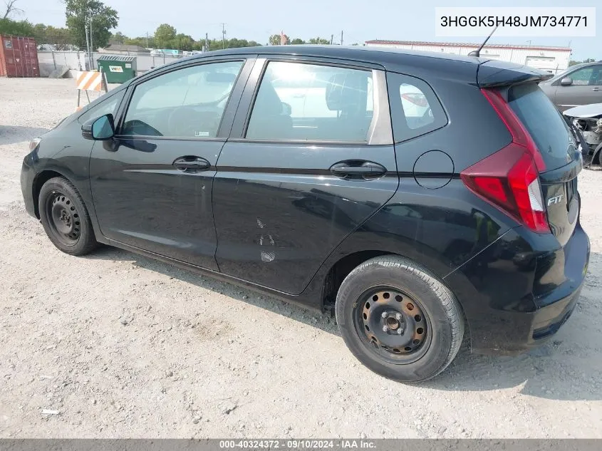 3HGGK5H48JM734771 2018 Honda Fit Lx