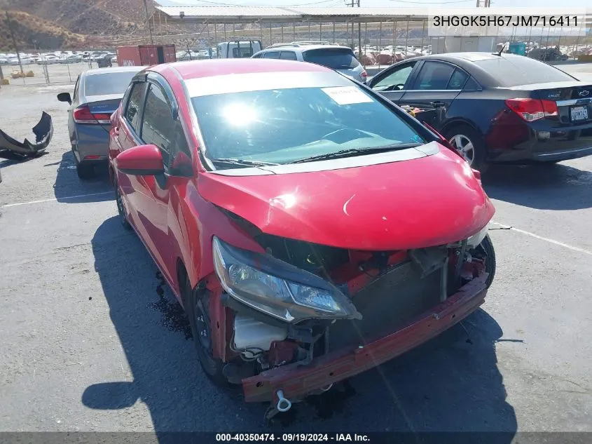 2018 Honda Fit Sport VIN: 3HGGK5H67JM716411 Lot: 40350474