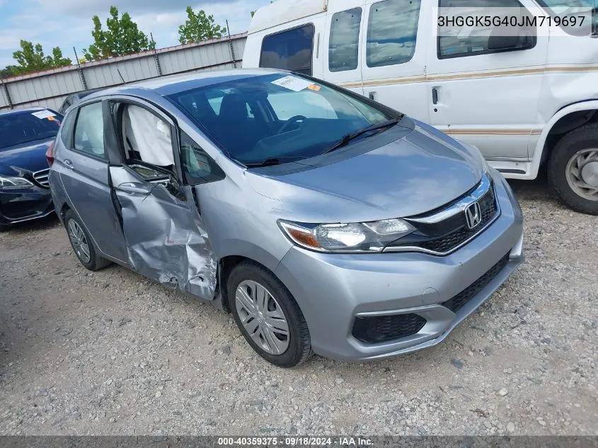 2018 Honda Fit Lx VIN: 3HGGK5G40JM719697 Lot: 40359375