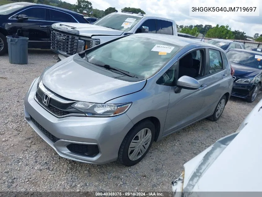 2018 Honda Fit Lx VIN: 3HGGK5G40JM719697 Lot: 40359375